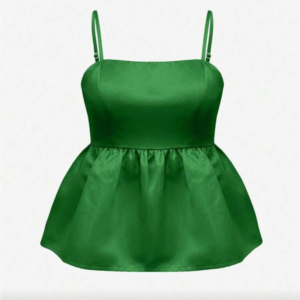 SHEIN Vibrant Green Camisole Top